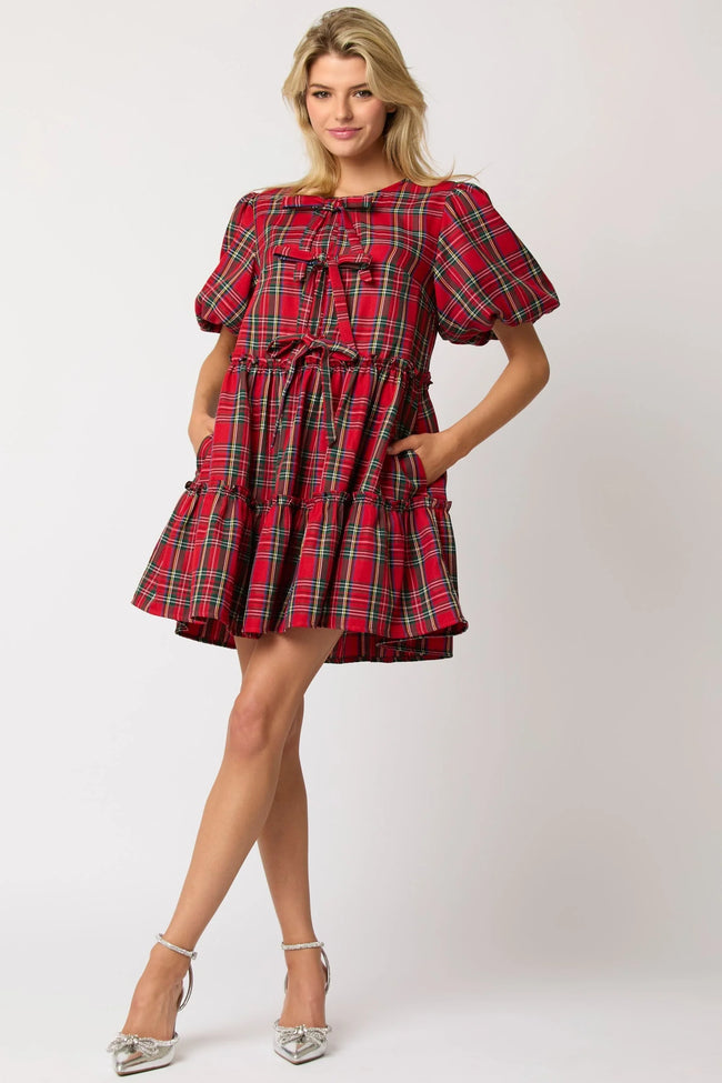 Christmas Babydoll Dress