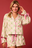 Pink Tree Pajama Set