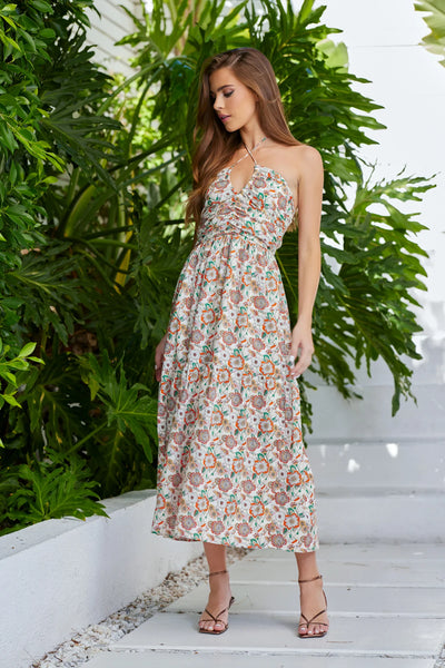 Aeries Halter Dress