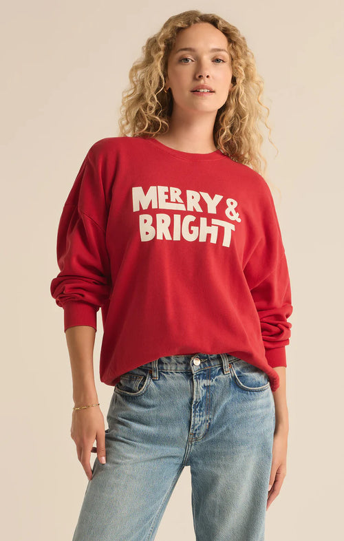 Merry & Bright Crewneck