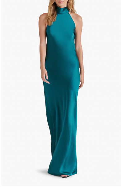 Lara Satin Bias Cut Maxi Dress