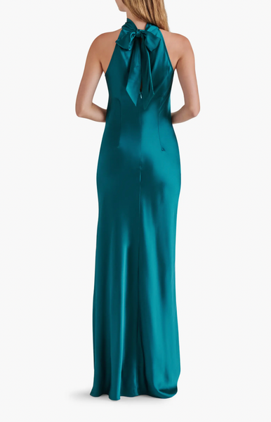 Lara Satin Bias Cut Maxi Dress