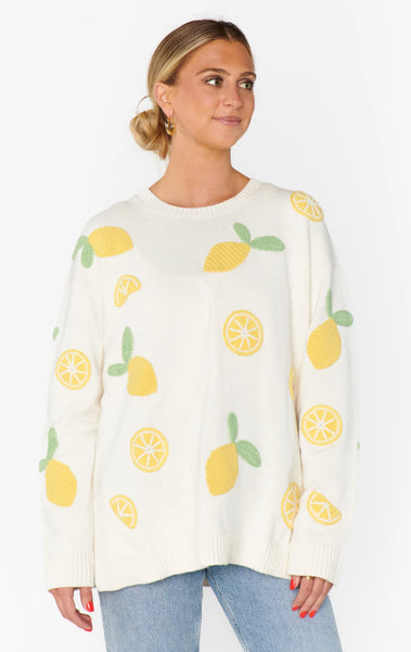 Go To Sweater - Lemon Sorbet