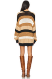 Timothy Tunic Sweater - Neutral Stripe