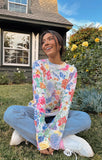 Sue Tunic Sweater - Botanical Floral