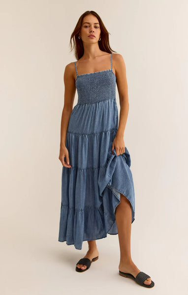 Balos Chambray Midi Dress