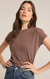 Modern Slub Tee - Deep Taupe