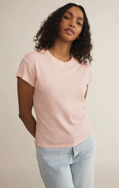 Modern Slub Tee - Pink Salt