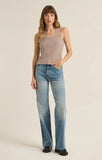 Sirena Rib Tank - Heather Taupe